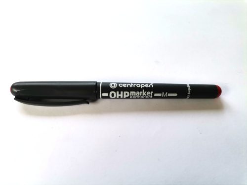 Alkoholos marker Centropen, piros M