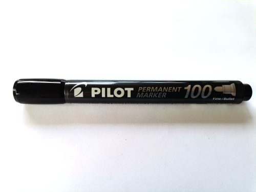 Alkoholos marker PILOT 100 kerek fekete